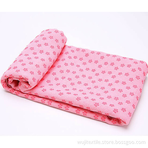 Microfiber Anti-Slip Yoga Towel Sports Towel (WJ-G851)